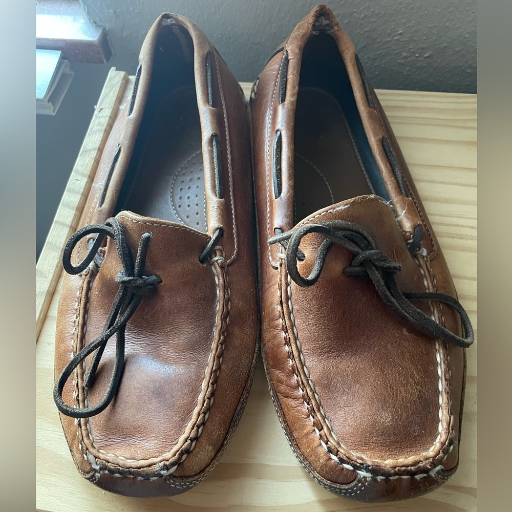 L.L. Bean Men’s Leather Slipper Moccasin Loafers